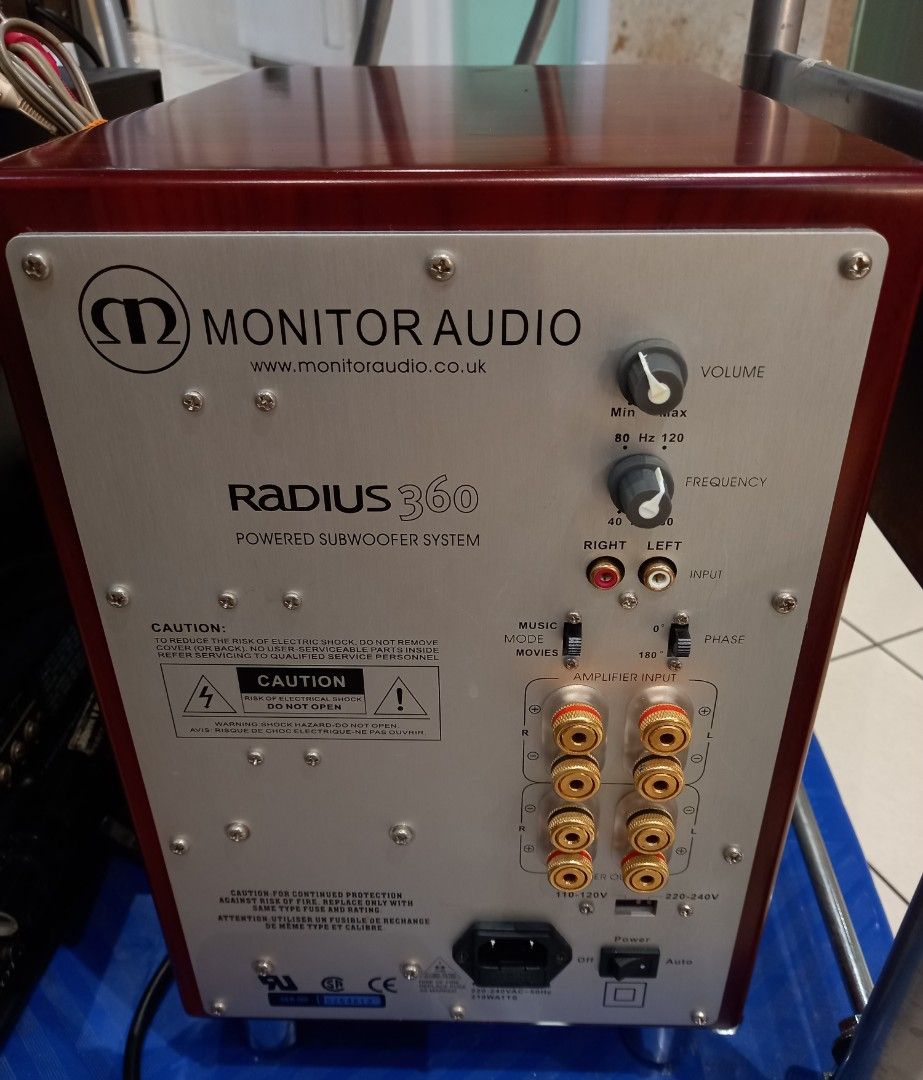 Monitor Audio Radius 360 Power Subwoofer..gd condition, Audio