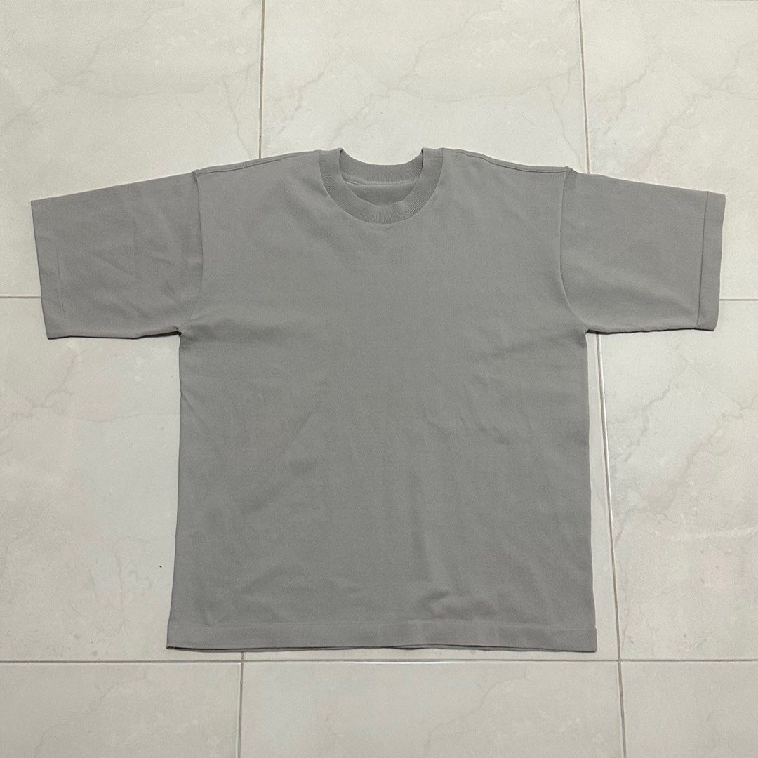 muji grey oversized tee, Men's Fashion, Tops & Sets, Tshirts & Polo ...
