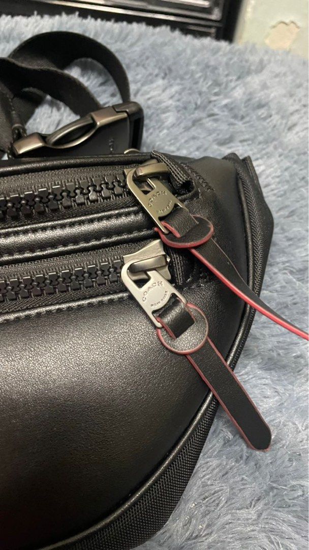 Naruto Coach X Michael B. Jordan Belt Bag Black Copper SHARINGAN