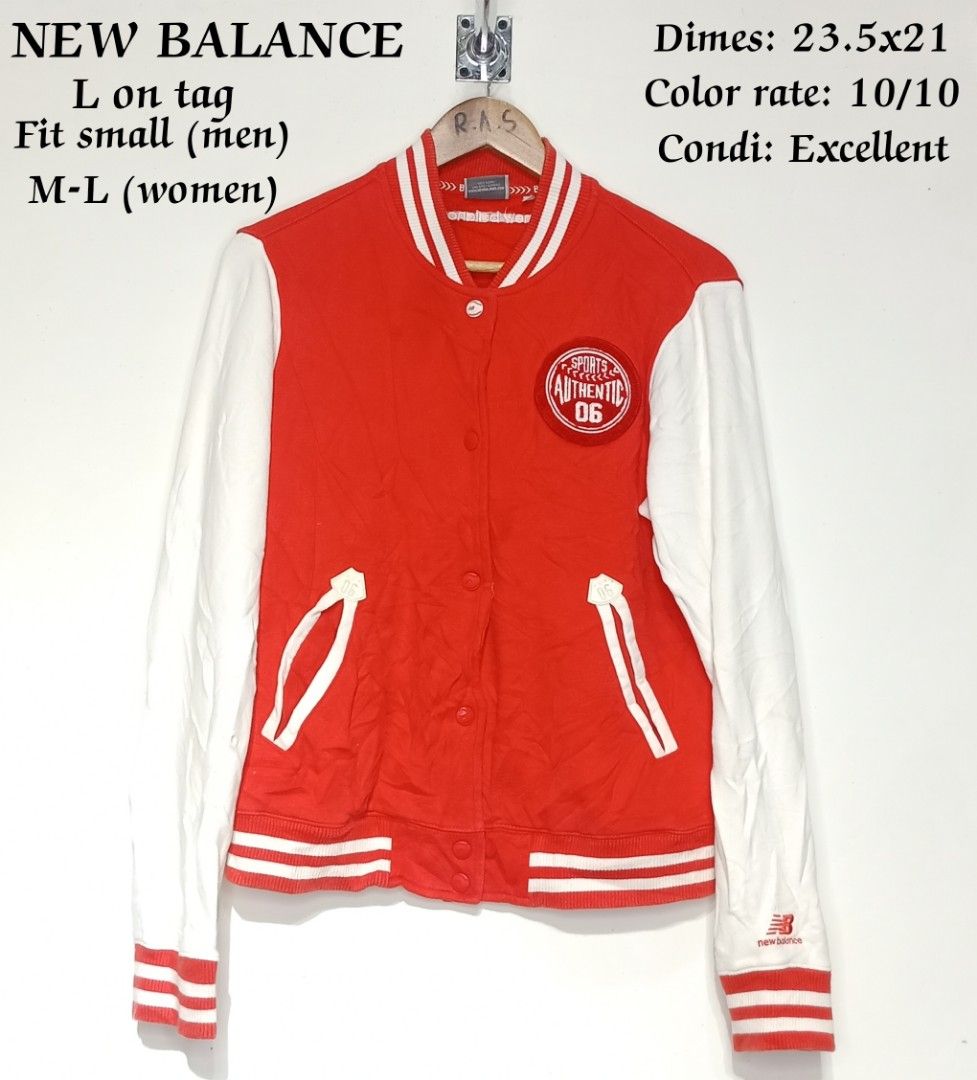 NEW BALANCE VARSITY JACKET, Men's Fashion, Coats, Jackets and Outerwear