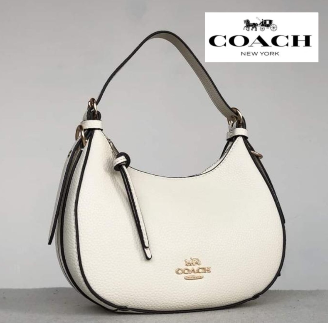 White Signature 美品 Coach Hobo Hand Bag