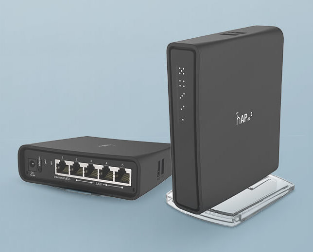 MikroTik hAP ac2 enterprise integrated 2Gb/s router, WiFi access point