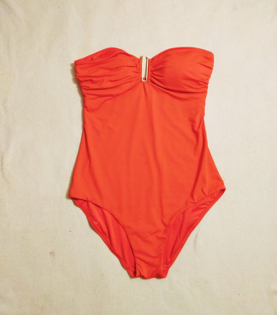 L) NEXT BANDEAU TUMMY CONTROL ONE PIECE SWIMSUIT, Women's Fashion,  Swimwear, Bikinis & Swimsuits on Carousell