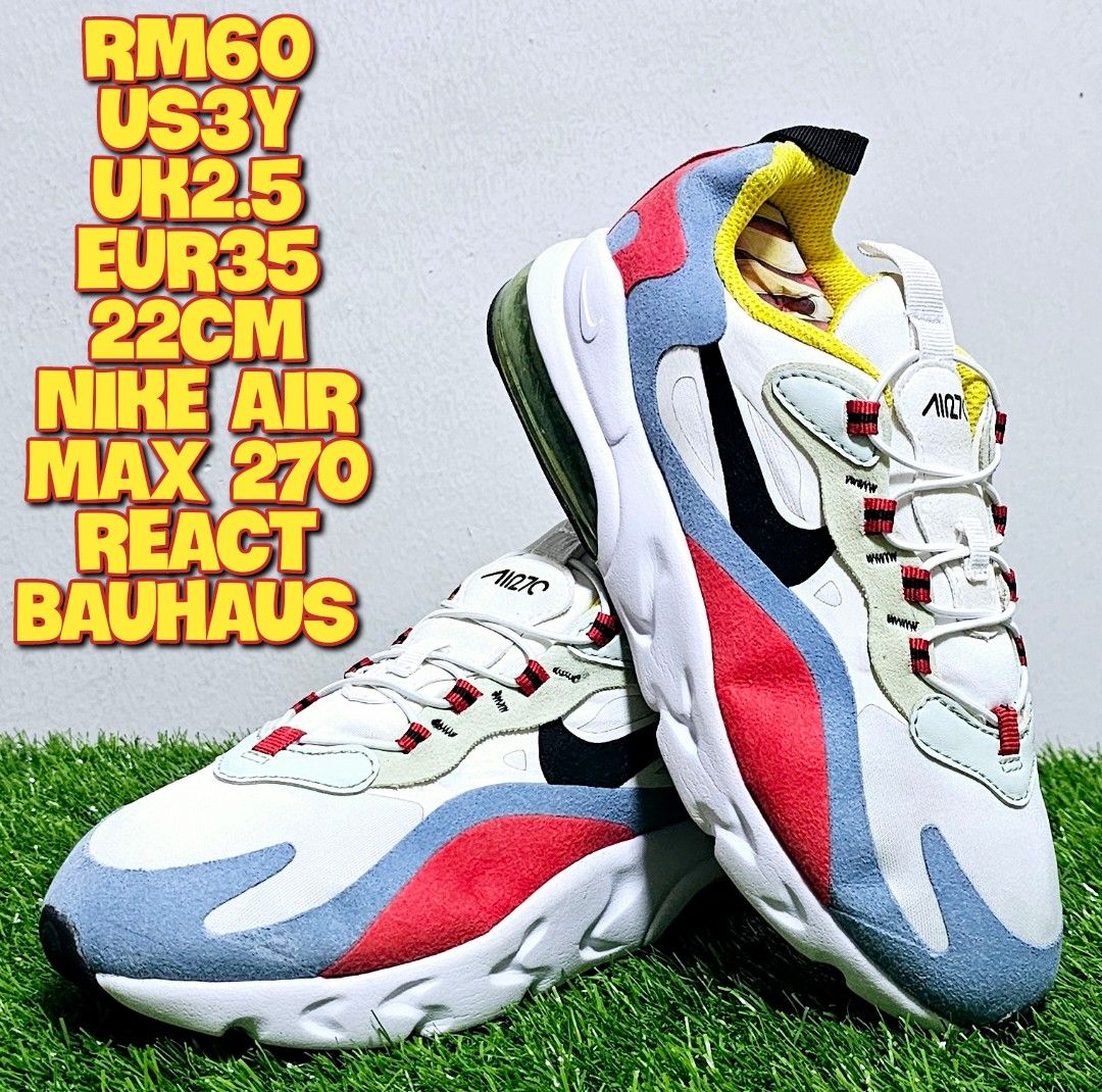Nike air max 270 react bauhaus baby sale