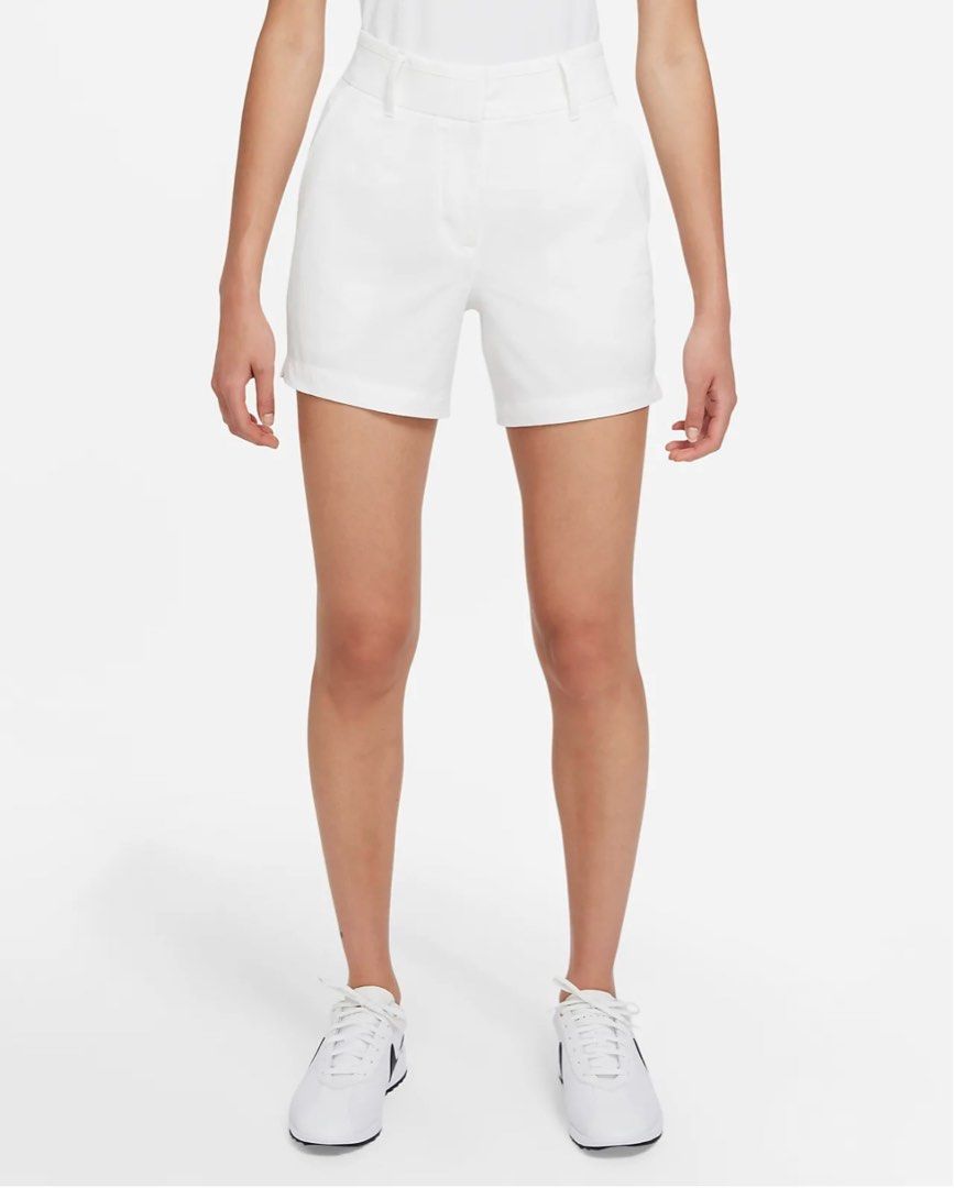 White shop golf shorts