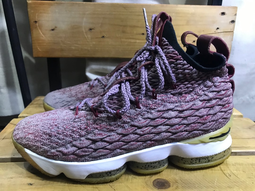 Nike Lebron 15 wine Men s Fashion Footwear Sneakers on Carousell