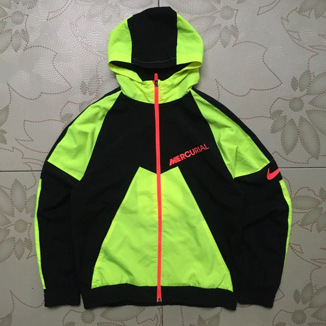 Nike Mercurial Windbreaker Jacket Fesyen Pria Pakaian Atasan