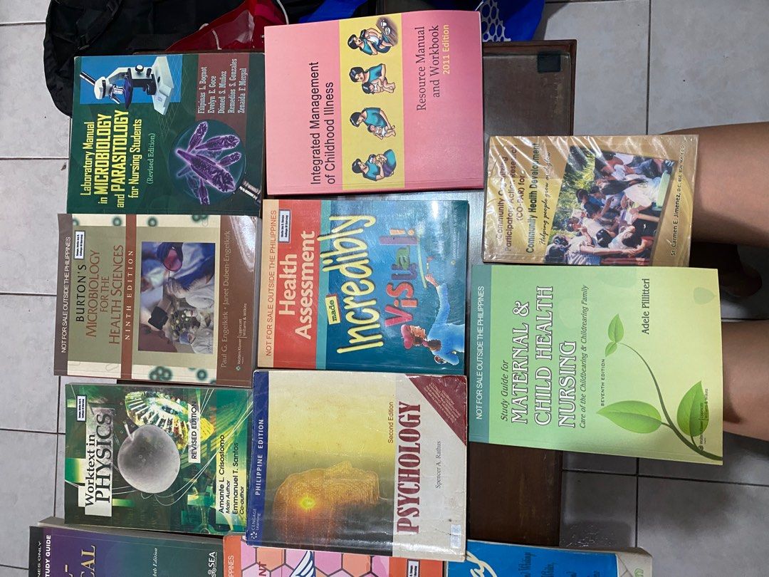NURSING BOOKS WITH FREE BOOKSTAND (Category: Textbooks) located in Makati City. Submitted by unclutterermnl (Listing ID 1232224325, Image 3). Description: 2nd Hand nursing books with Free book stand TAKE ALL.