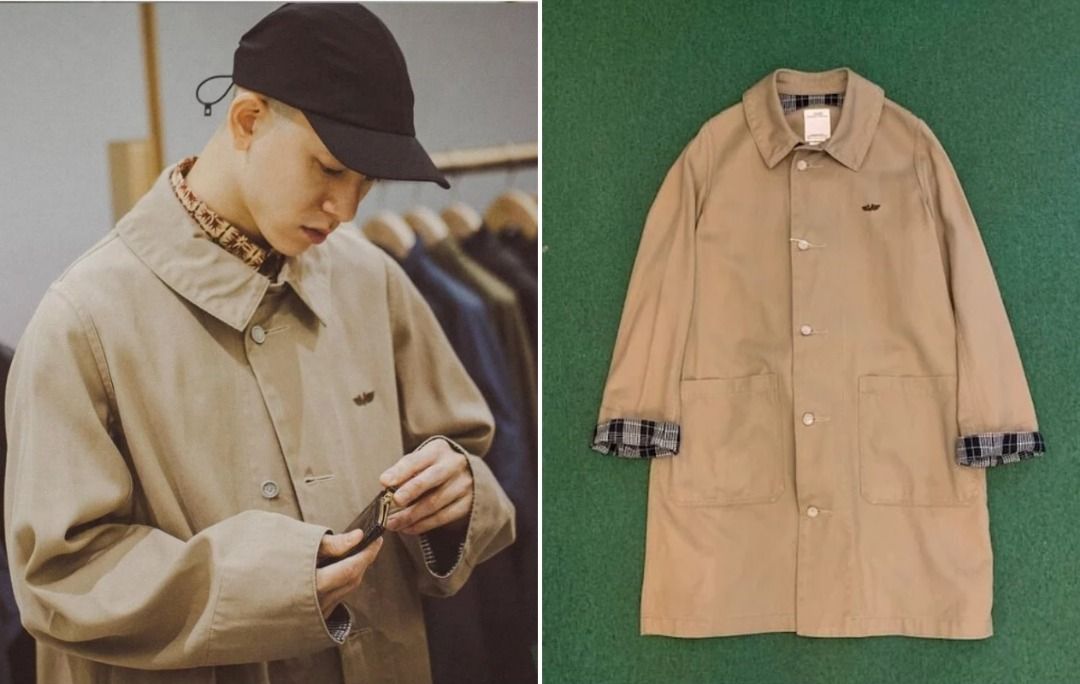 ON SALE: VISVIM GREASE MONKEY COAT (COTTON) - BEIGE SIZE 2 IN