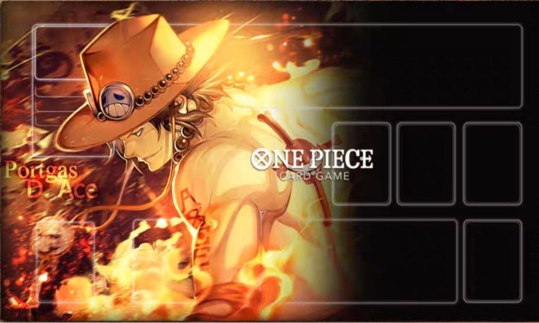 One Piece TCG Ace Playmat, Hobbies & Toys, Toys & Games on Carousell