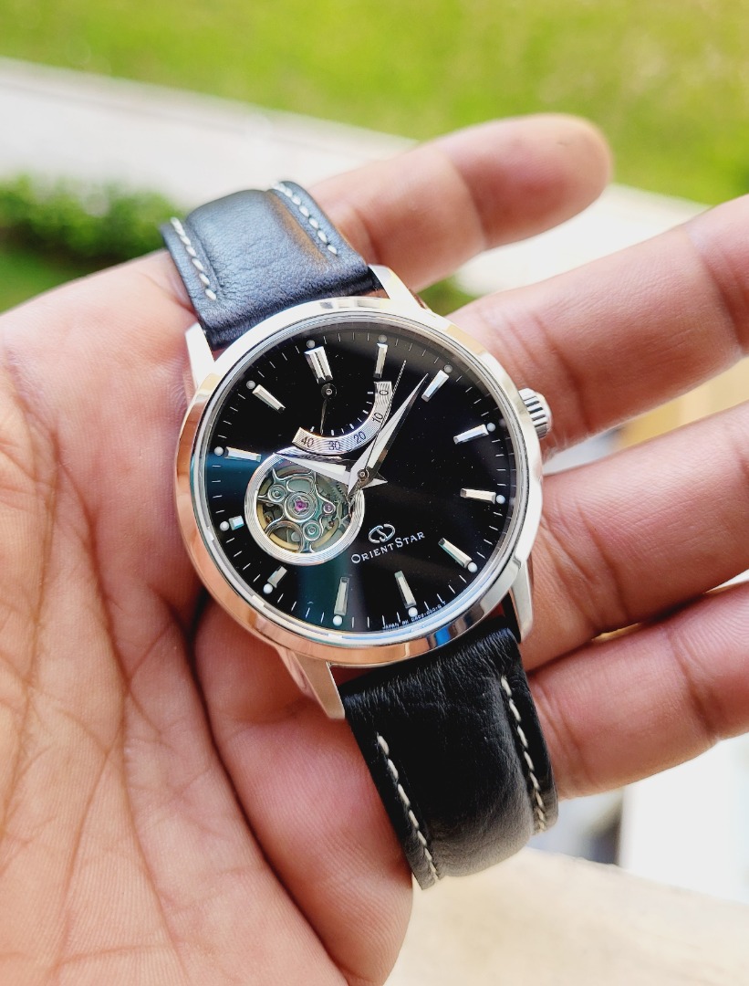 Orient star open heart power reserve best sale
