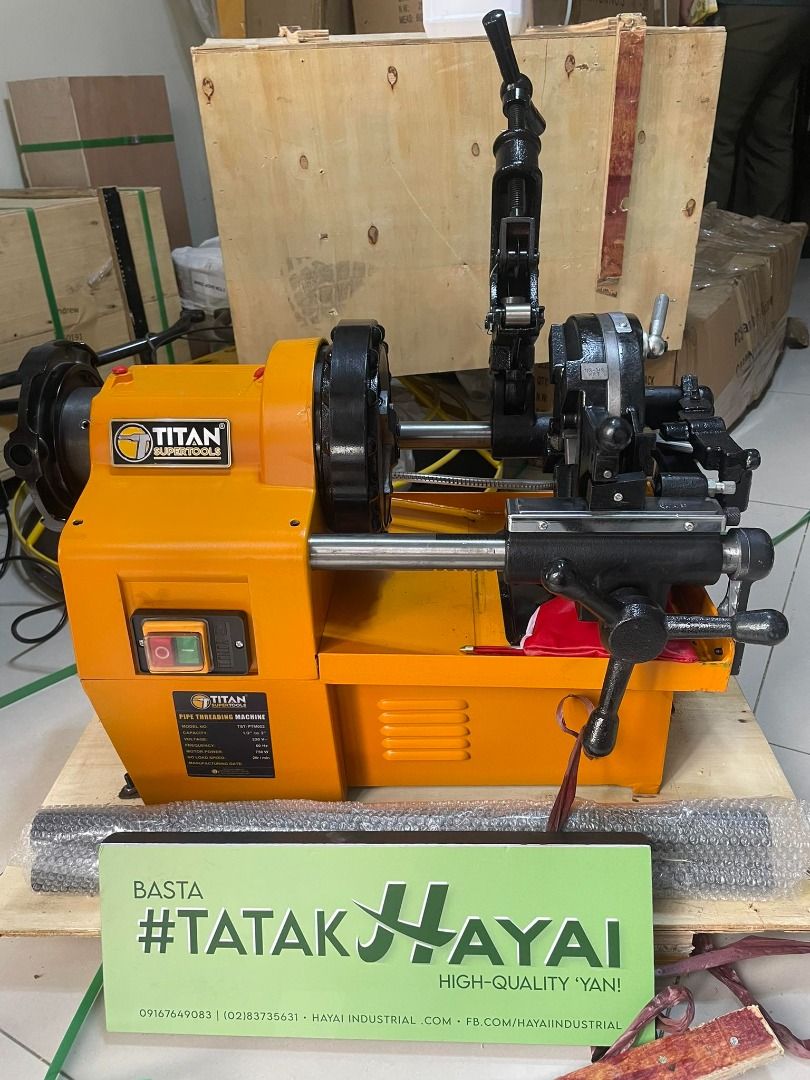 Pipe threading machine, Commercial & Industrial, Construction Tools