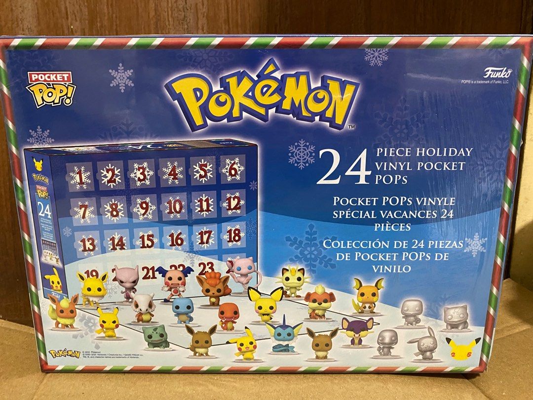 Pokemon Funko Holiday Calendar, Hobbies & Toys, Toys & Games on Carousell