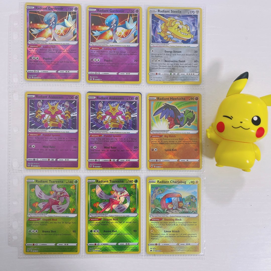 Radiant Alakazam Pokemon Pokémon Card, Hobbies & Toys, Toys