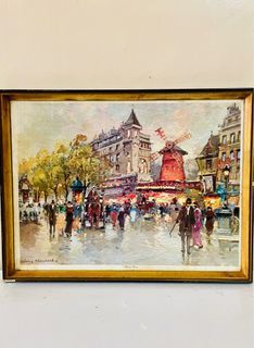 Printed and Framed Art - Moulin Rouge
