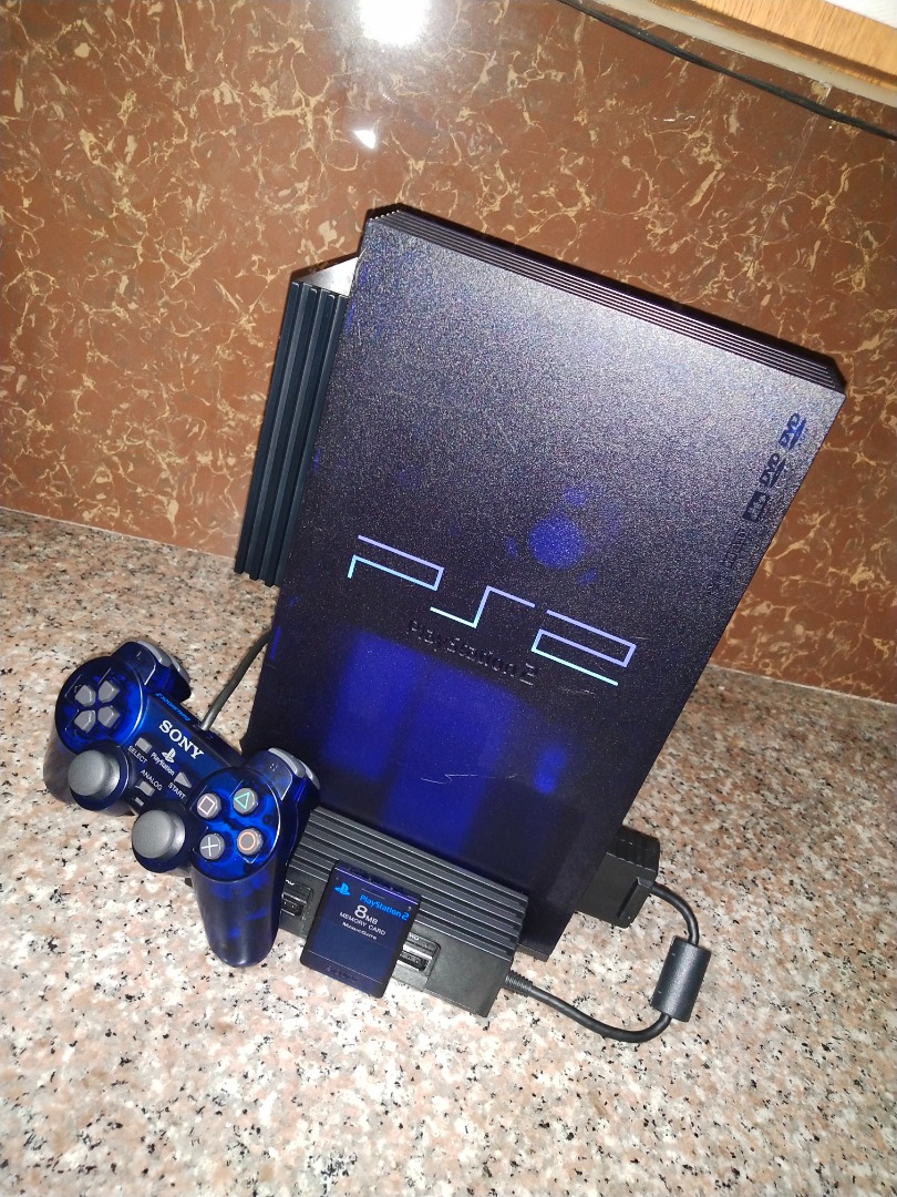 Sony Playstation 2 Midnight Blue LIMITED EDITION – RetroPixl
