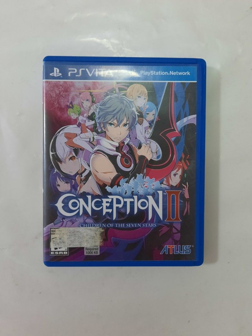 PSVita Conception 2 Video Gaming Video Games PlayStation on
