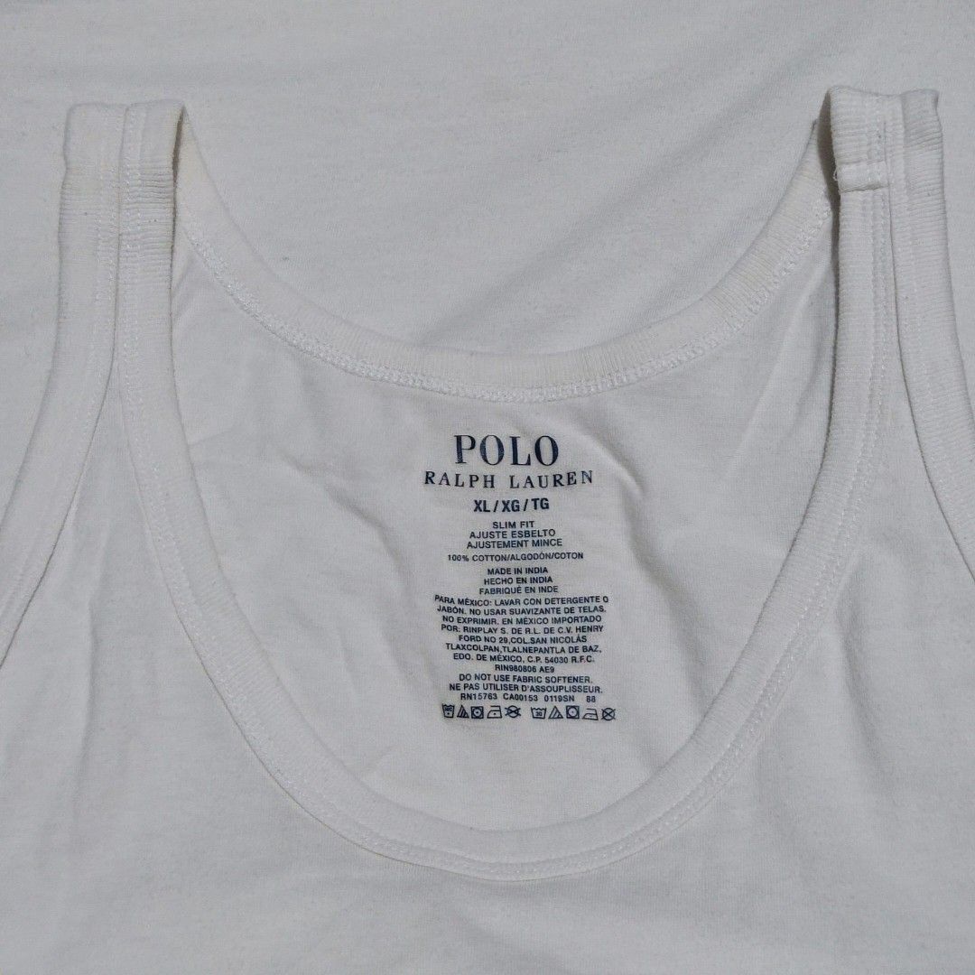 RALPH LAUREN SANDO, Men's Fashion, Tops & Sets, Tshirts & Polo Shirts ...