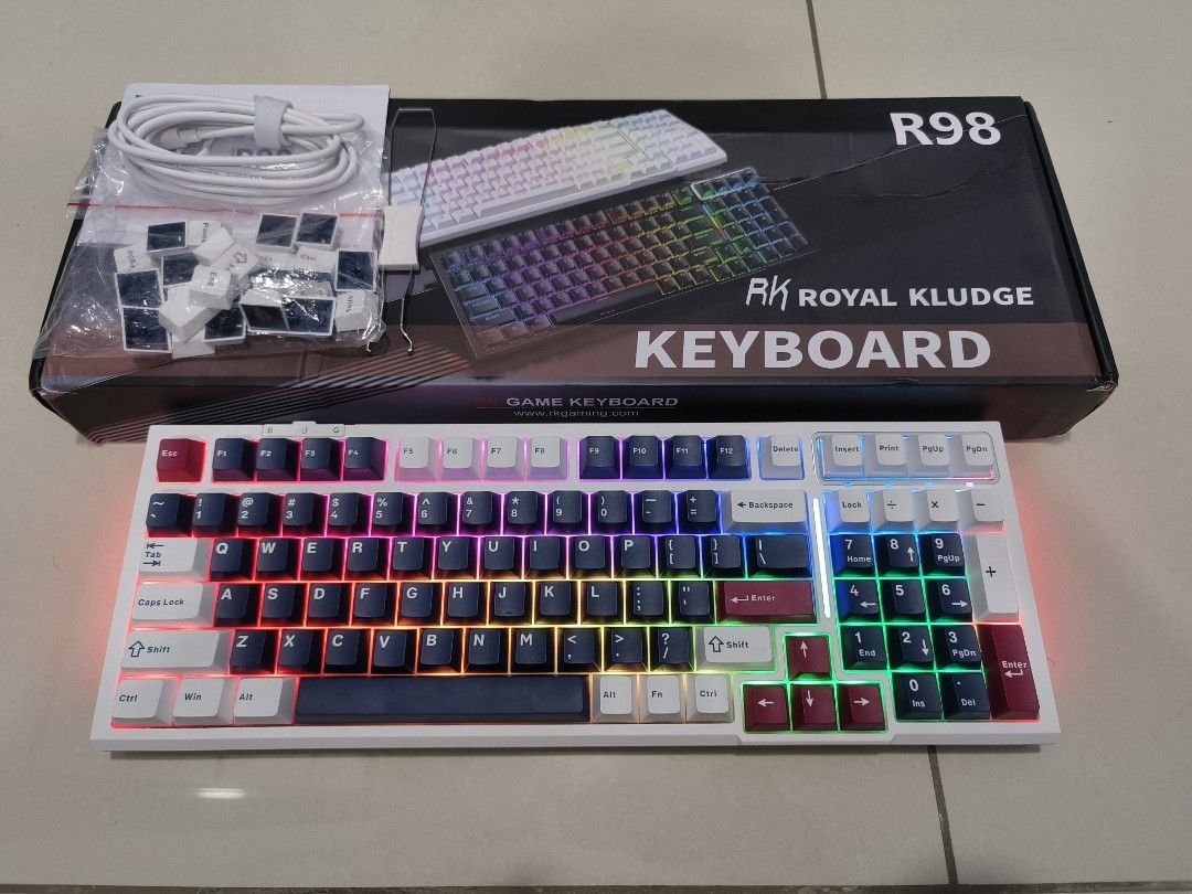 Royal Kludge RK R98 keyboard, Computers & Tech, Parts & Accessories ...