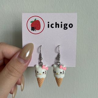 Sanrio Hello Kitty Ice Cream Earrings