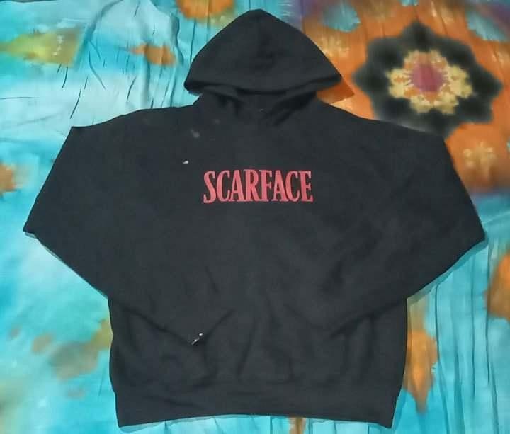 Scarface Hoodie Jacket, Men's Fashion, Tops u0026 Sets, Hoodies on Carousell