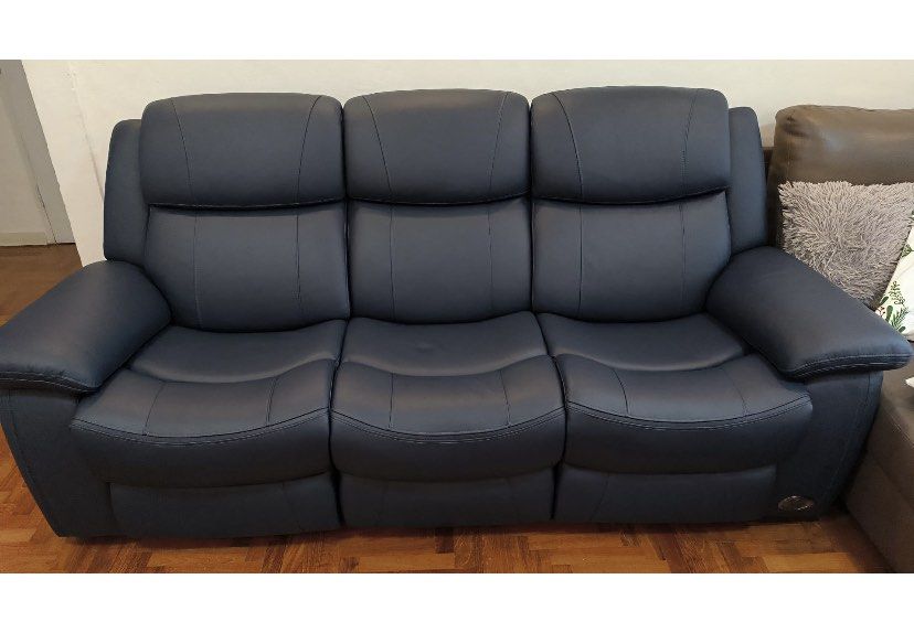 Seahorse sofa with recliner