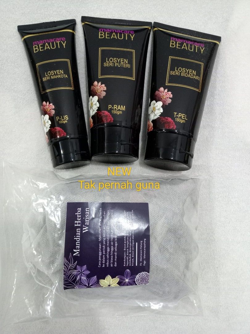 Set berpantang (Param pilis tapel mandian bunga), Beauty & Personal