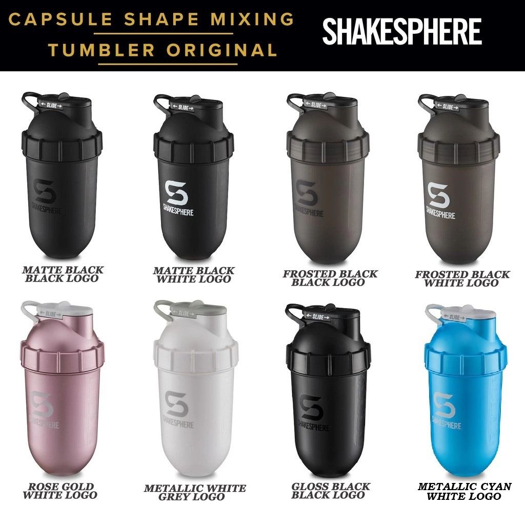 ShakeSphere Tumbler Protein Shaker Bottle Steel Water Bottle Sport Shaker  for Protein Powder Mixing Fitness Gym Bottle 700ml