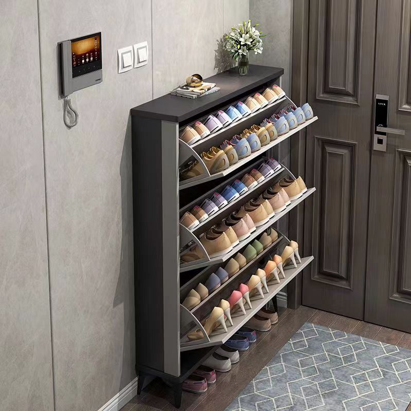 Wall store shoe rack