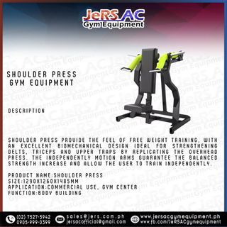Shoulder Press Gym Equipment