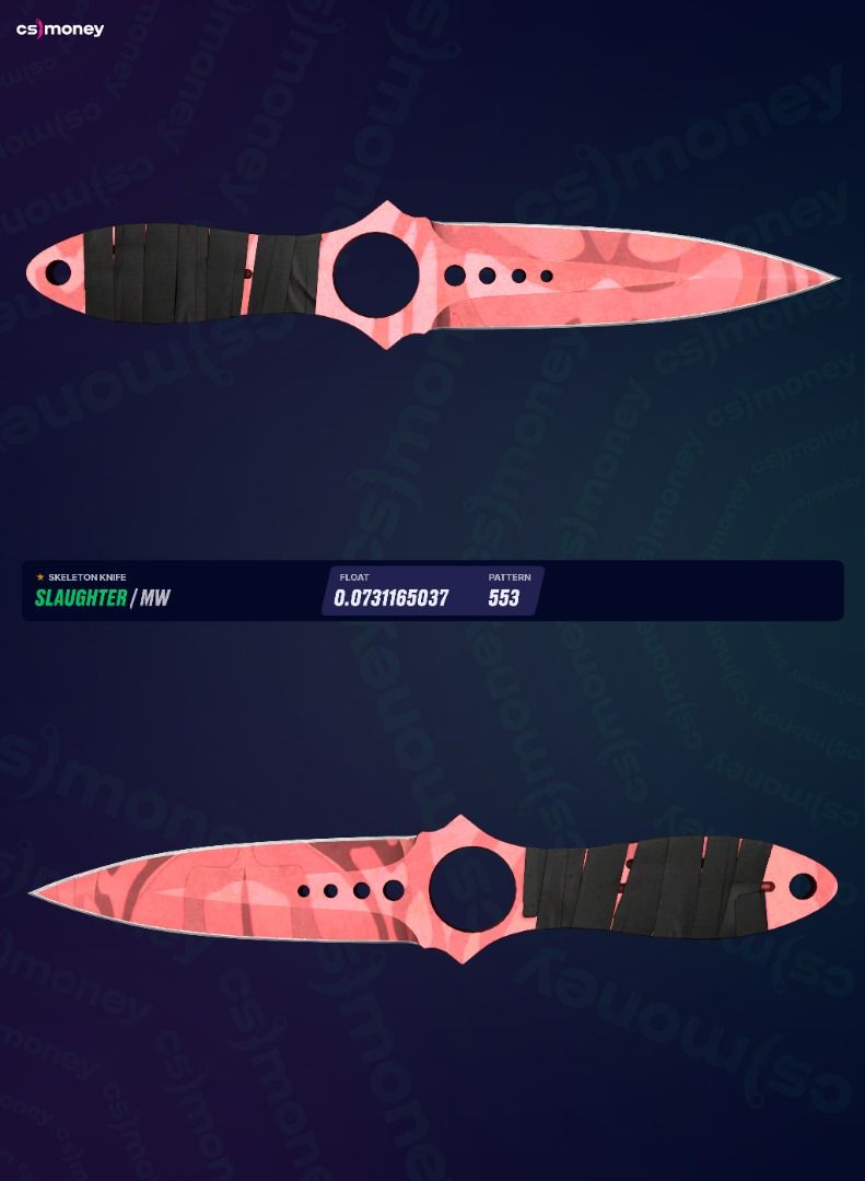 Skeleton Knife Slaughter CSGO, Video Gaming, Gaming Accessories, In
