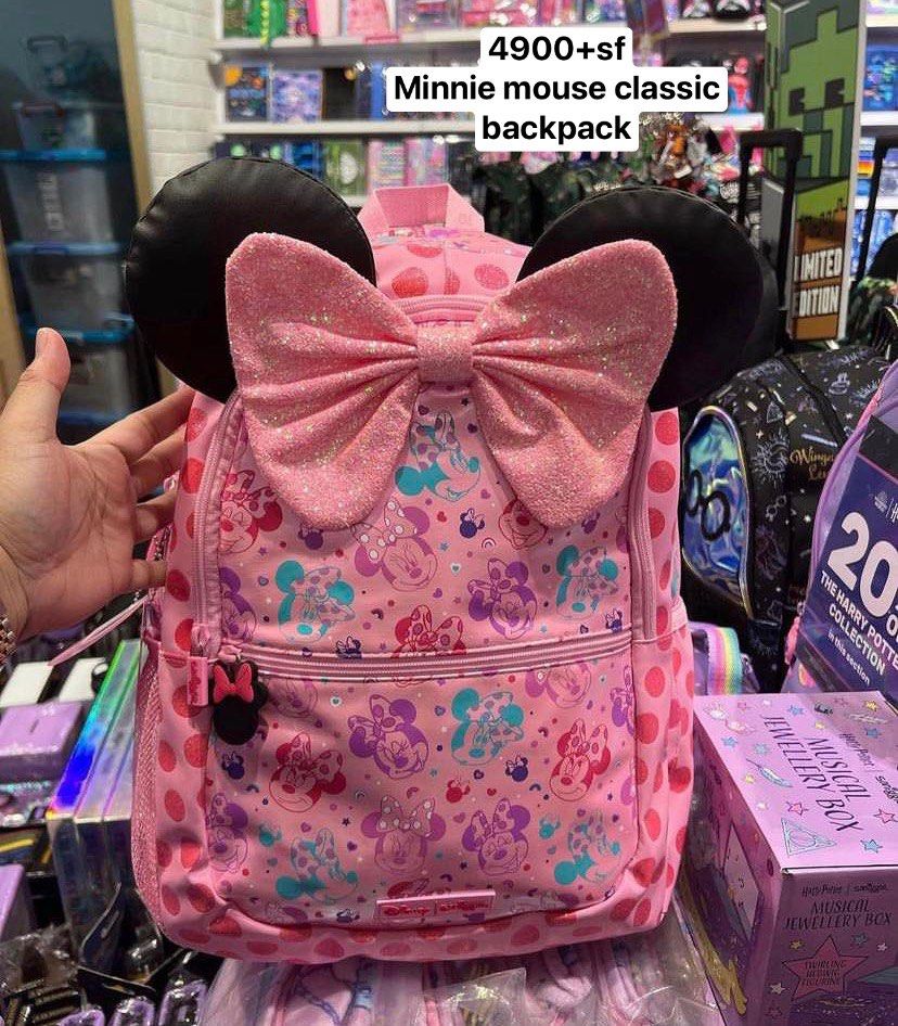 Smiggle classic and junior backpack (Category: Babies & Kids Fashion) located in Quezon City. Submitted by ohitsnhalen (Listing ID 1232259985, Image 1). Description: With price per pic Fixed. No cod.