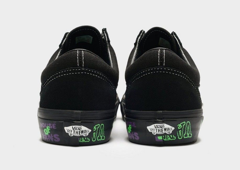 Sneaker Vans Old Skool Black Special Edition, Fesyen Pria, Sepatu ...