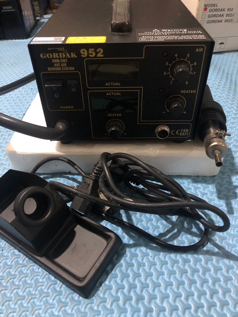 Solder Uap Dan Blower Gordax 952, Elektronik, Lainnya di Carousell