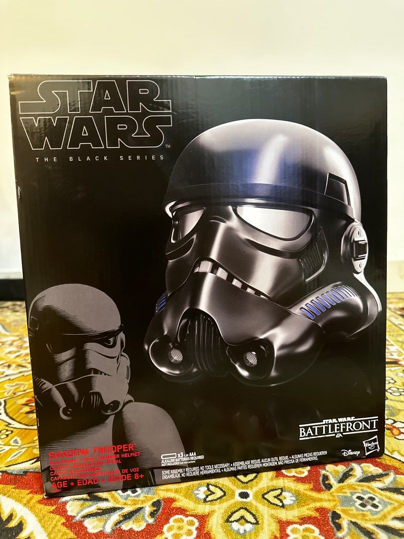 Star Wars The Black Series Shadow Trooper Electronic Helmet New Box Unused