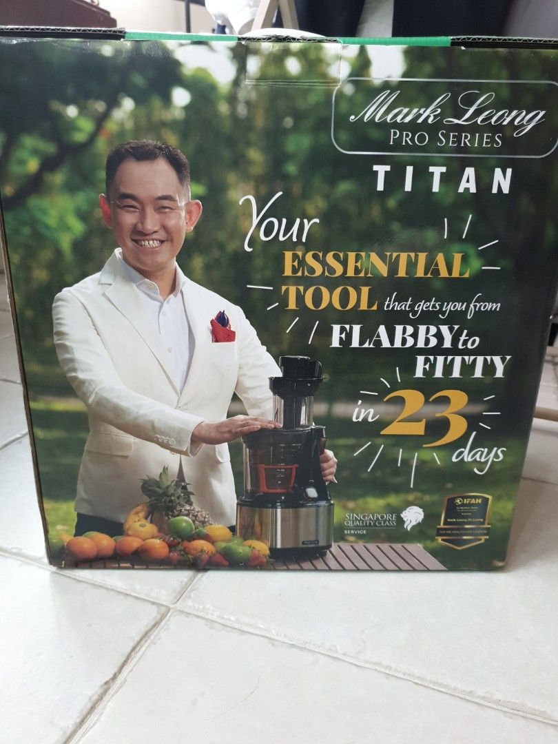 Titan Pro Top Range Slow Juicer Still New The Top Notch Titan Pro