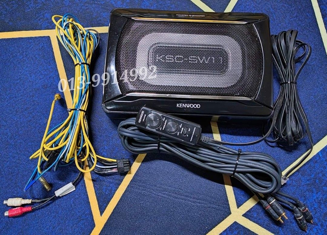 Subwoofer underseat Kenwood KscSW11, Audio, Other Audio Equipment on Carousell
