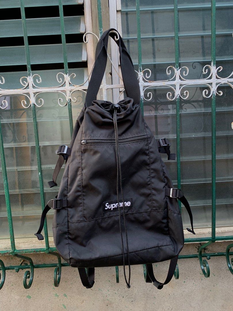 Supreme tote backpack black hotsell