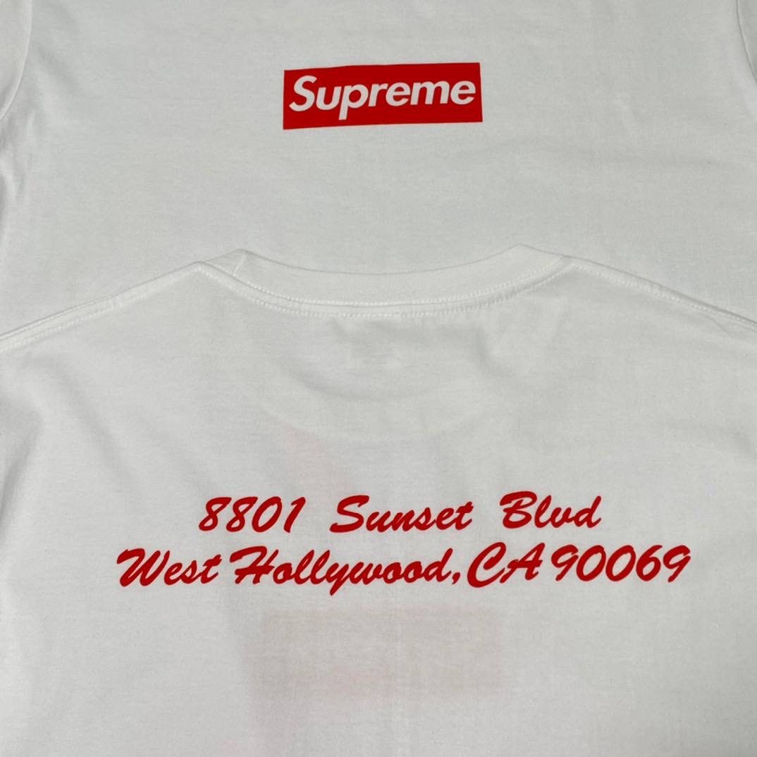 Supreme West Hollywood Box Logo Tee White Size M for Sale in