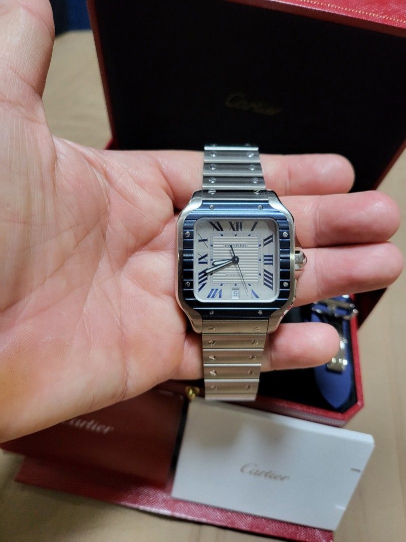 Cartier best sale santos blu