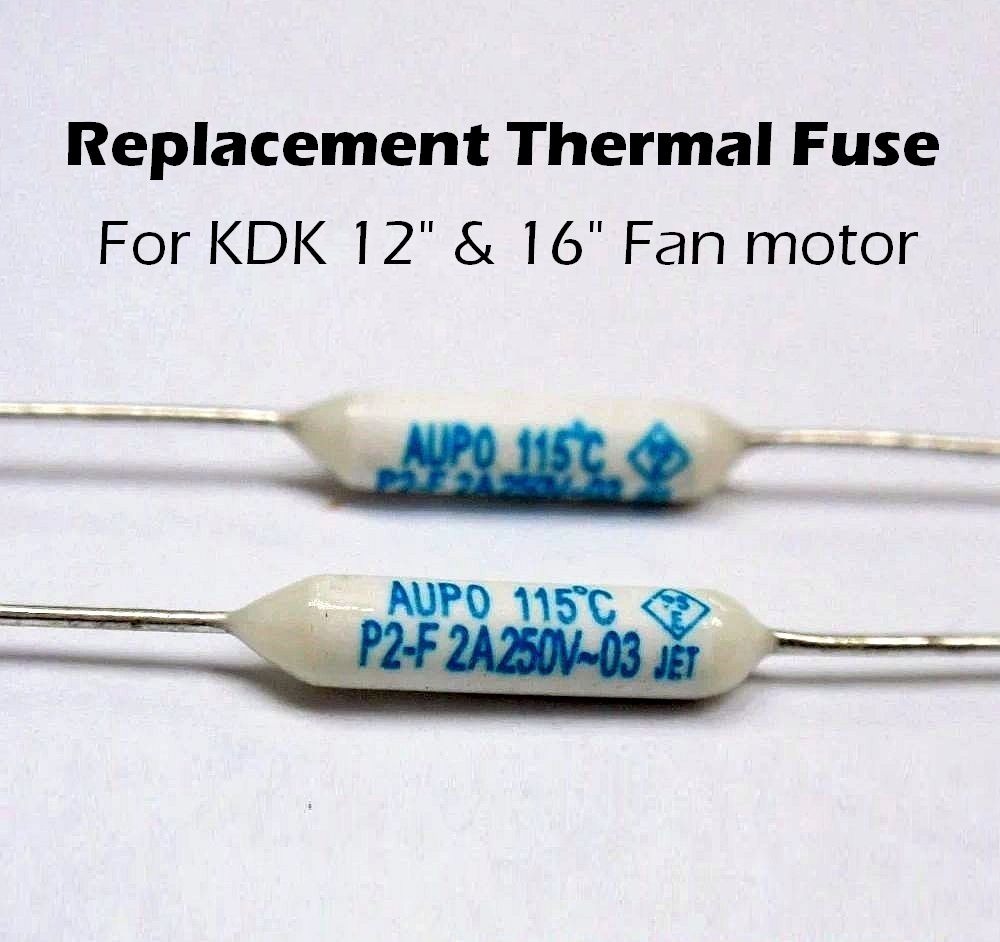 Thermal Fuse ,replacement part for KDK, Panasonic, National 12" & 16" Table, Stand and wall Fan