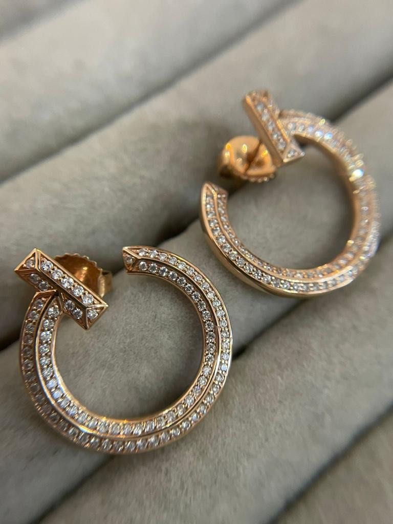 Vvs diamond on sale hoop earrings
