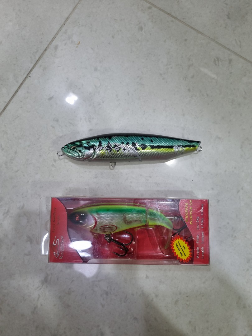 top water fishing lures( daiwa, shimano, bone, spinning