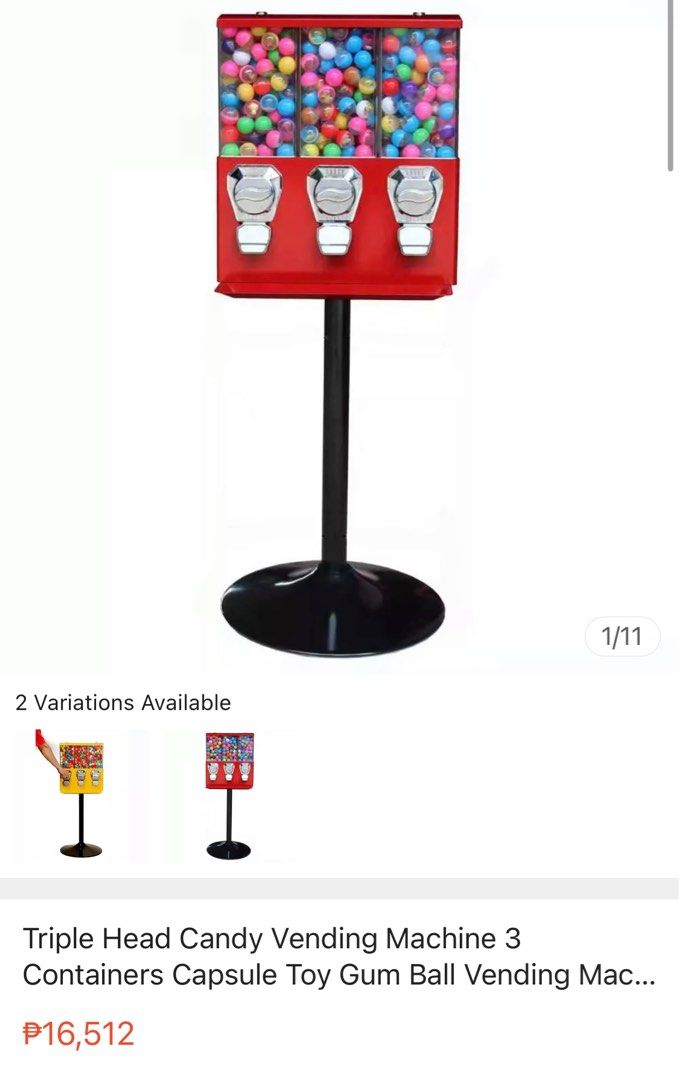 Triple Head Vending Machine on Carousell