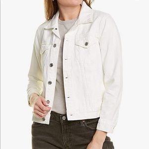 White denim clearance jacket size 16