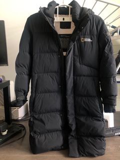 Unisex Caimen Pro Hooded Long Goose Down Jacket