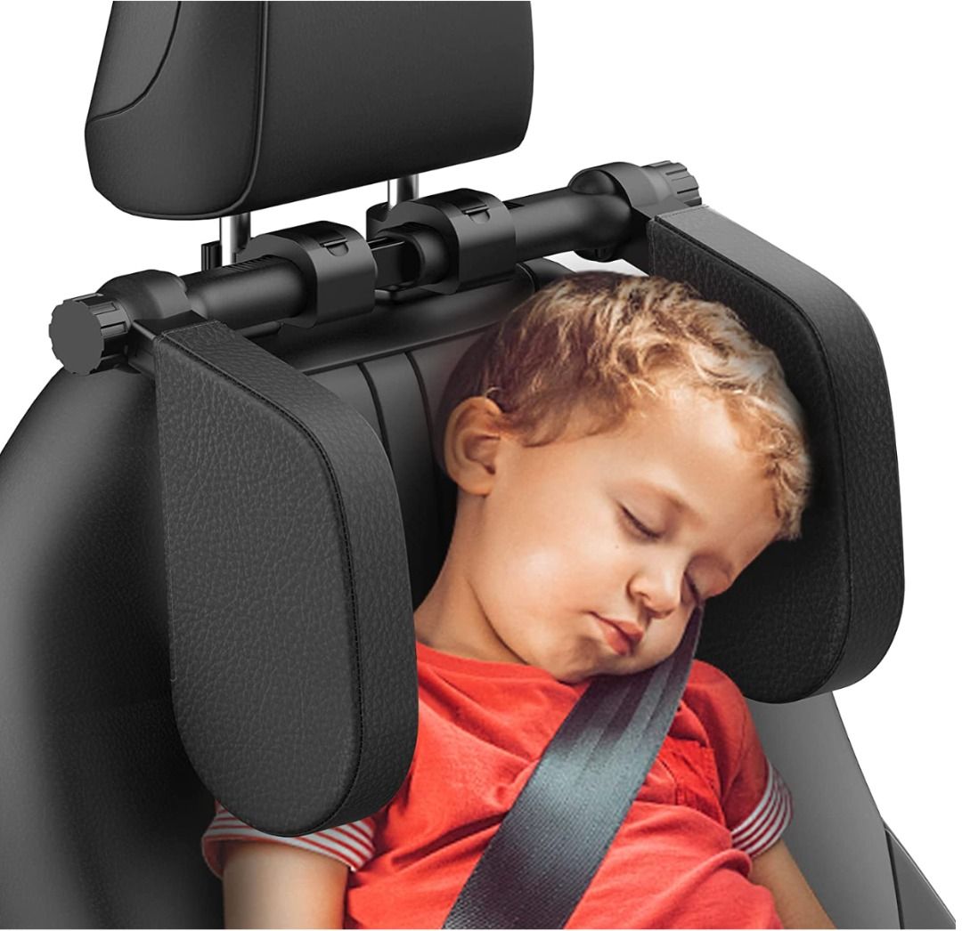 Universal Car Headrest Pillow, Sleeping Travel Car Seat Pillow, Adjustable  Car Side Pillow for Kids Adults Elders, Car Accessories, Accessories on  Carousell