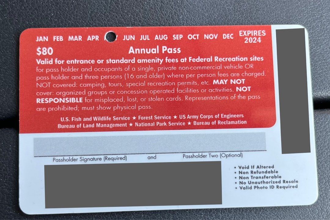 US National park pass (expires May 2024), Tickets & Vouchers, Flights