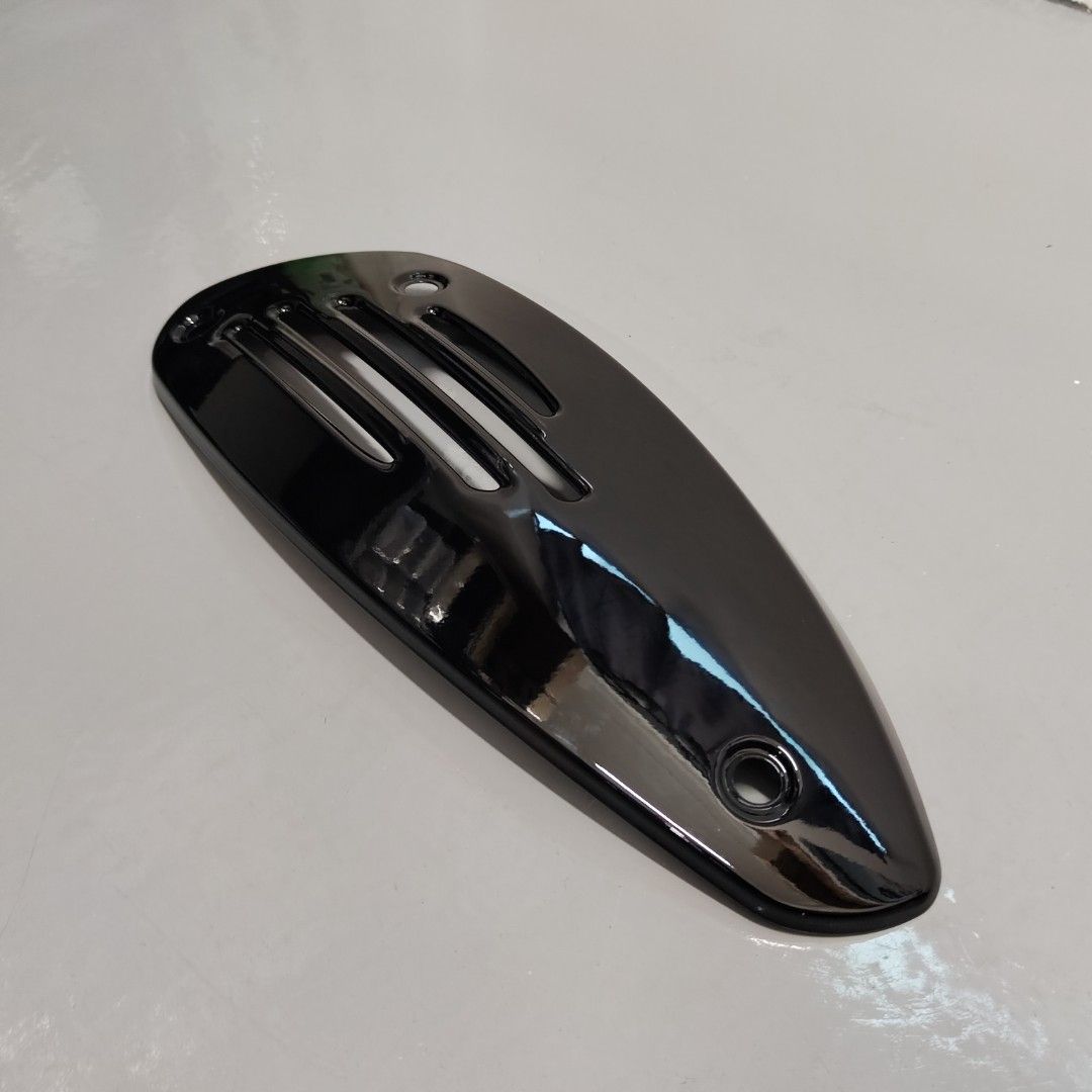 Vespa GTS Exhaust Guard, Motorcycles, Motorcycle Accessories on Carousell