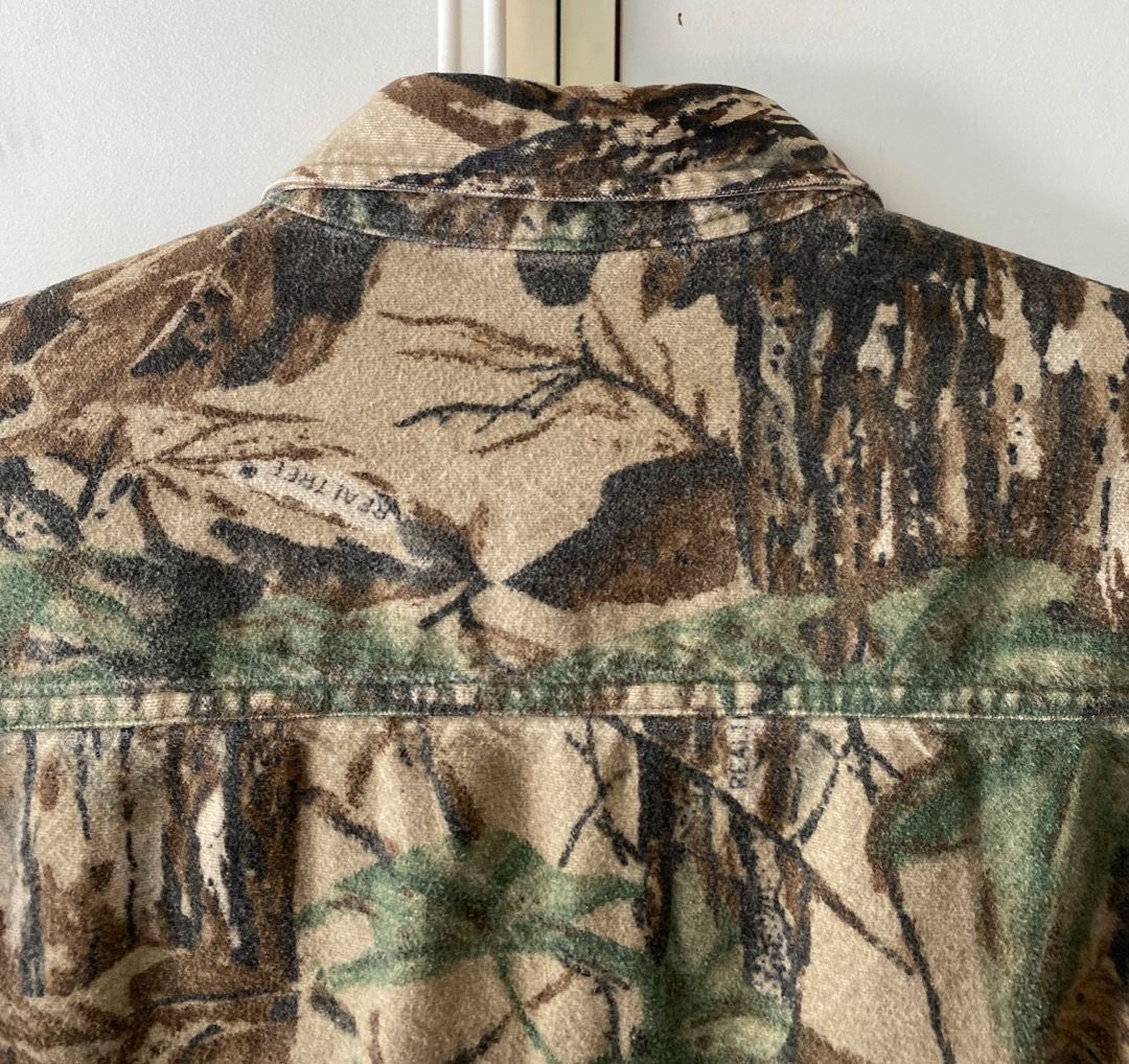 VINTAGE RATTLERS CAMO REALTREE HUNTING SHIRT MADE IN USA - F38, Men's  Fashion, Tops & Sets, Tshirts & Polo Shirts on Carousell